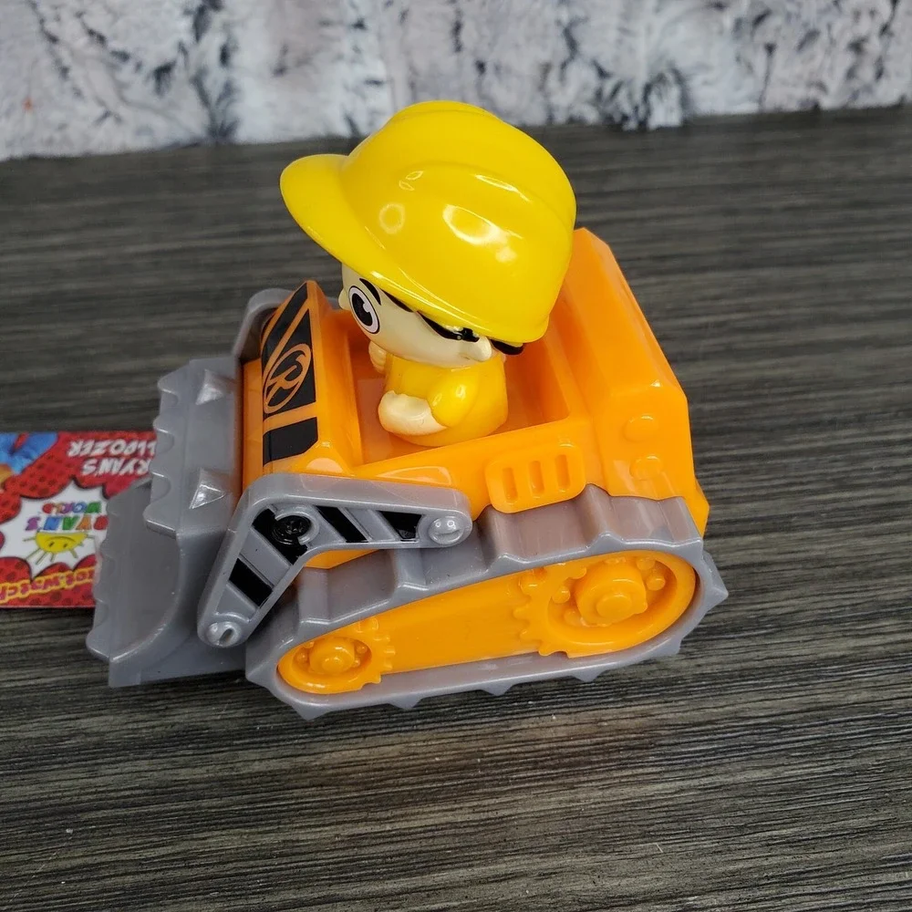 Lot Of 2 Ryan's World - Combo Panda Train And Ryan Bulldozer 3.5 Inch Toys